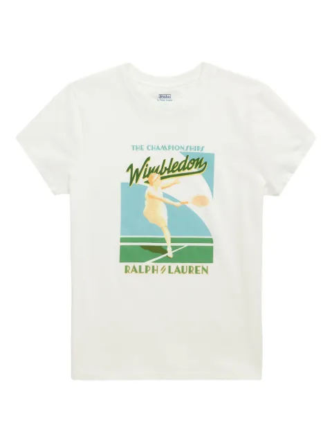 Polo Ralph Lauren Wimbledon T-Shirt mit grafischem Print