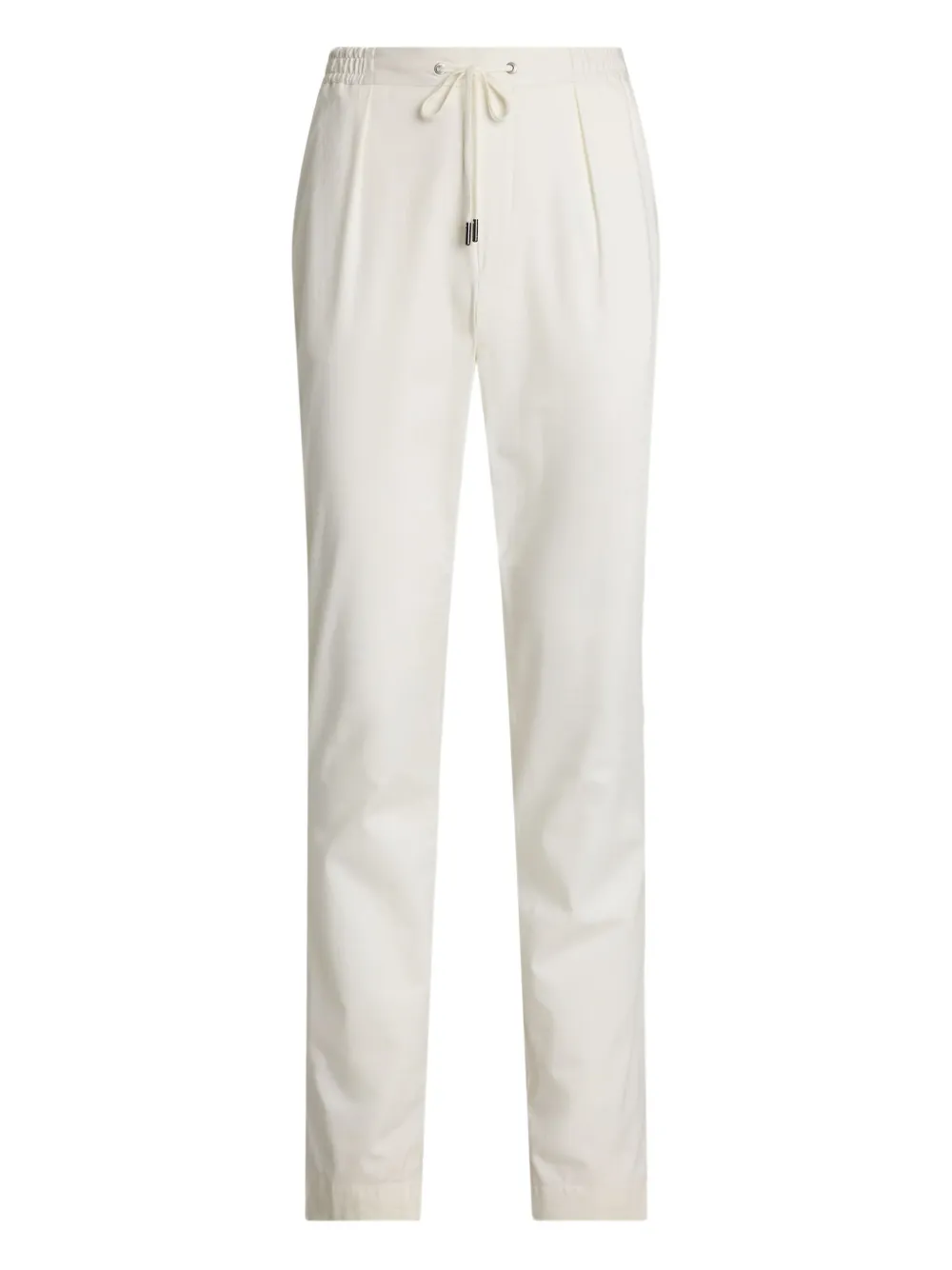 Ralph Lauren Purple Label pleated drawstring trousers | White | Image 1