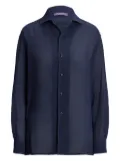 Ralph Lauren Collection two-tone shirt - Blue