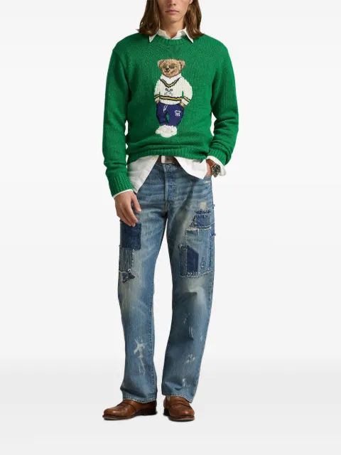 Polo Ralph Lauren كنزة 'بولو بير' بحياكة إنتارسيا