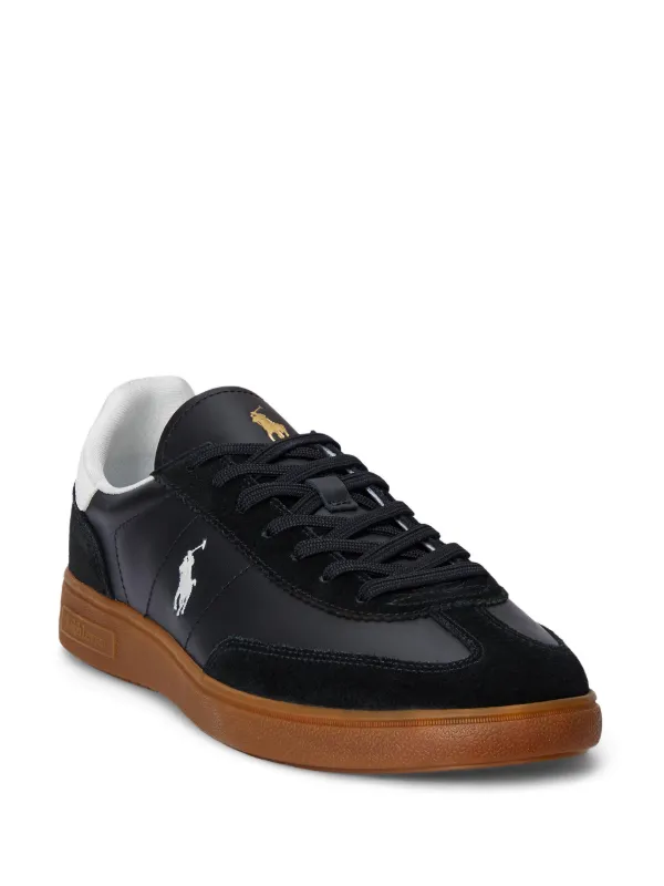 Polo Ralph Lauren ベッドフォード レザースニーカー | ブラック