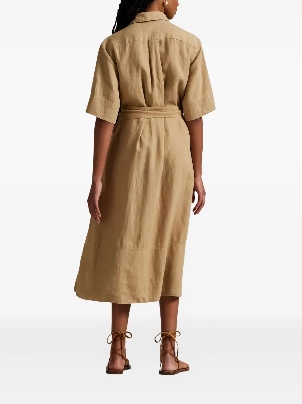 Polo Ralph Lauren Button-up blousejurk Beige