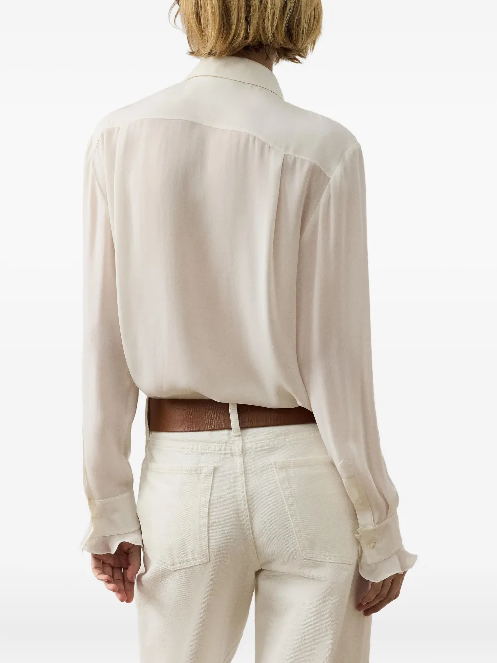 Ralph Lauren Collection Addison blouse Wit