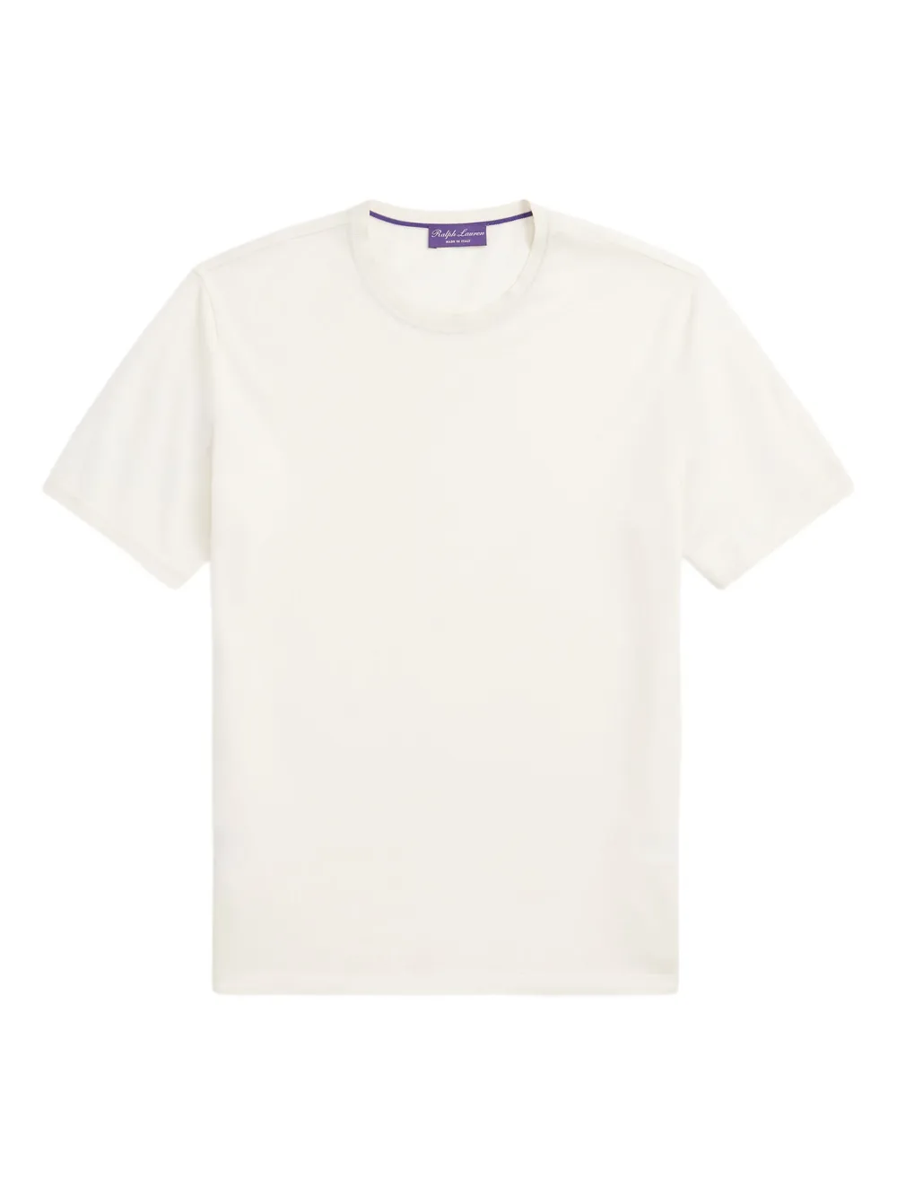 Ralph Lauren Purple Label T-shirt met ronde hals en korte mouwen Beige