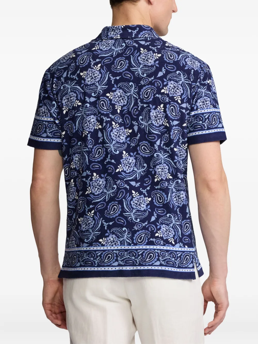 Ralph Lauren Purple Label Riviera T-shirt Blauw
