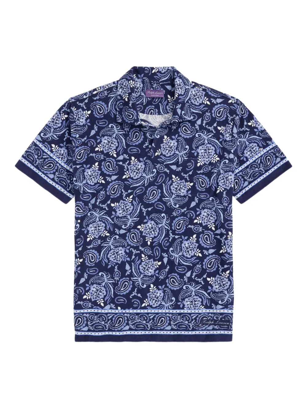Ralph Lauren Purple Label Riviera T-shirt Blauw