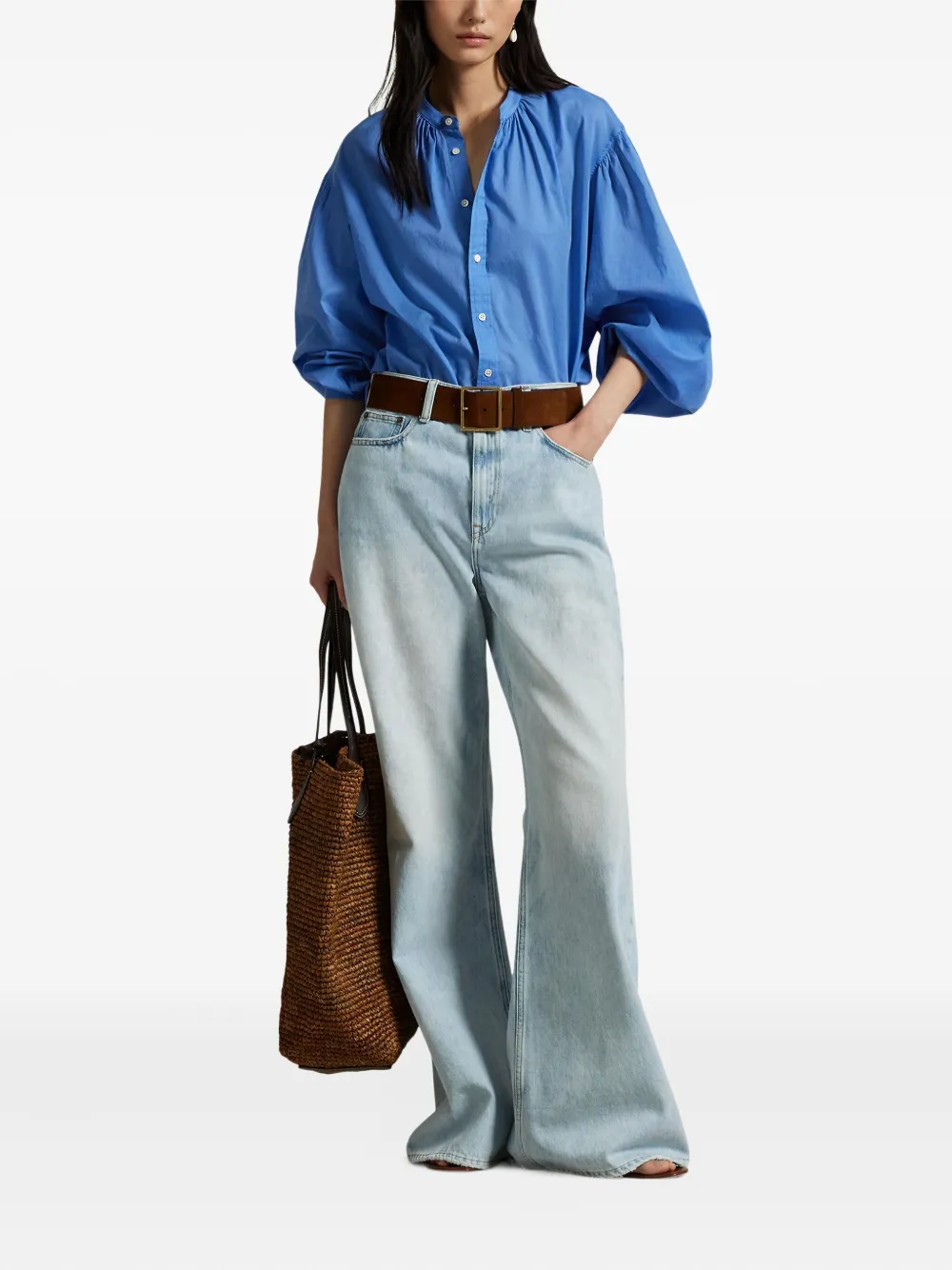 Polo Ralph Lauren Button-up blouse Blauw