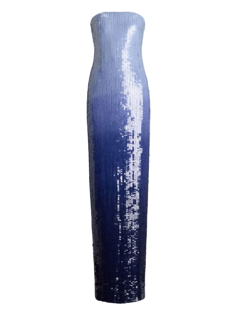 RALPH LAUREN STRAPLESS SEQUIN-EMBELLISHED GOWN