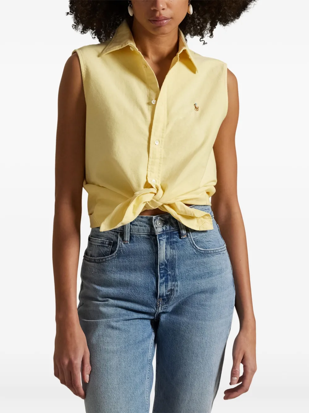 Polo Ralph Lauren Mouwloze blouse Geel