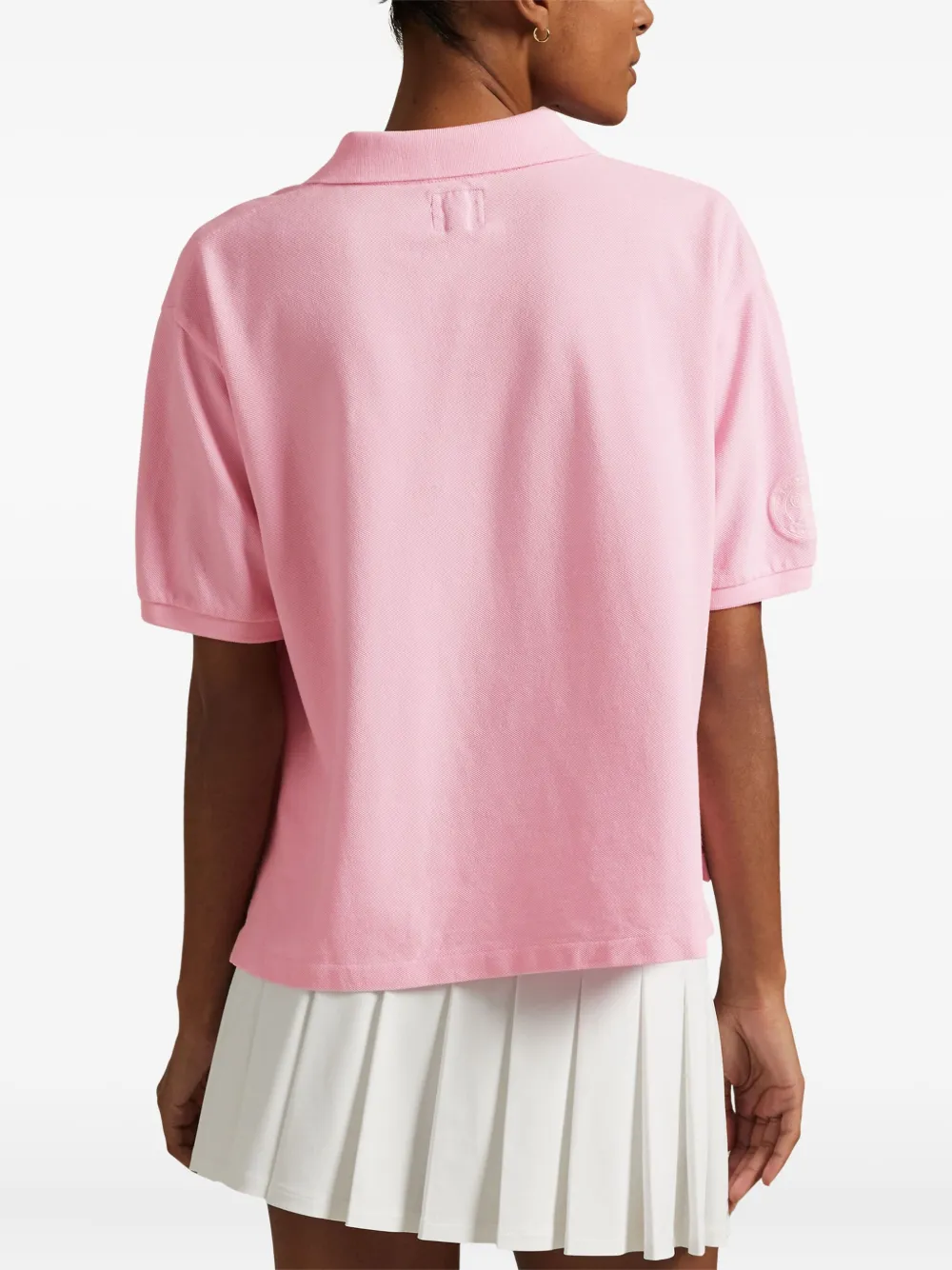 Polo Ralph Lauren Cropped poloshirt Roze