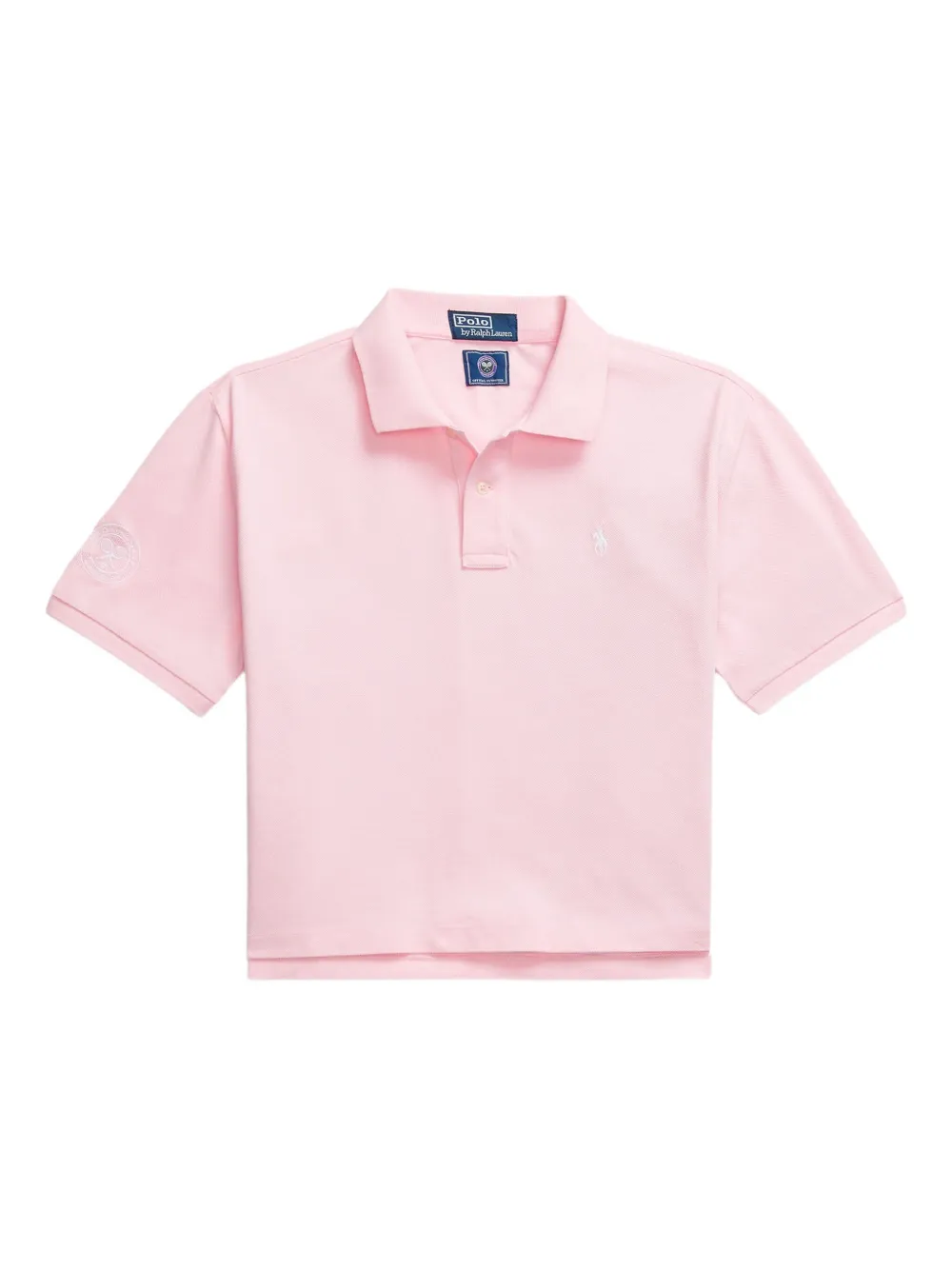 Polo Ralph Lauren Cropped poloshirt Roze