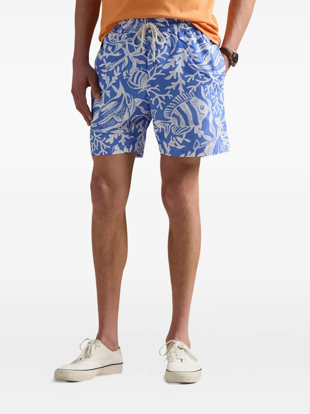 Polo Ralph Lauren Zwembroek met print Blauw