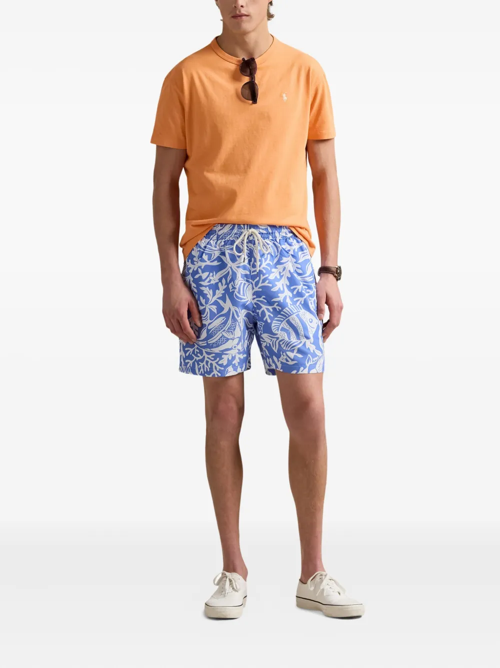 Polo Ralph Lauren Zwembroek met print Blauw