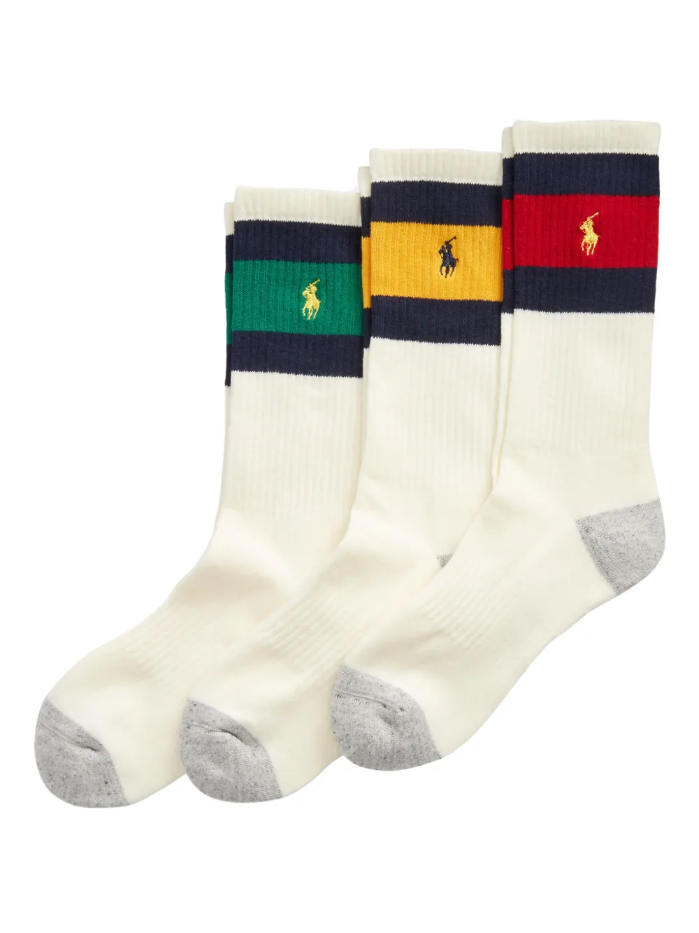 Polo Pony-embroidered socks set