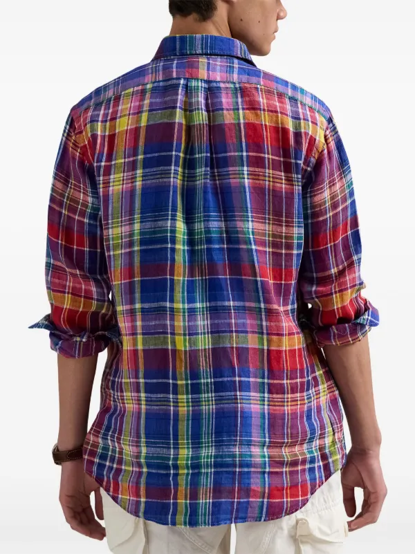 Polo by Ralph Lauren チェック柄ポロシャツ 楽天市場】ラルフローレン ポロシャツ（柄チェック）（ポロシャツ