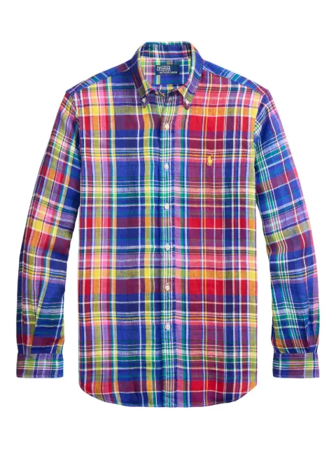 Polo Ralph Lauren camisa con cuadros estampados