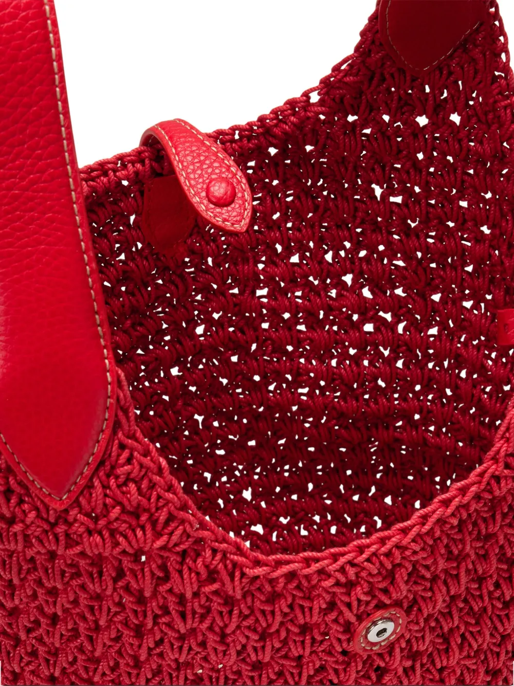 Polo Ralph Lauren Play Cord gehaakte shopper Rood