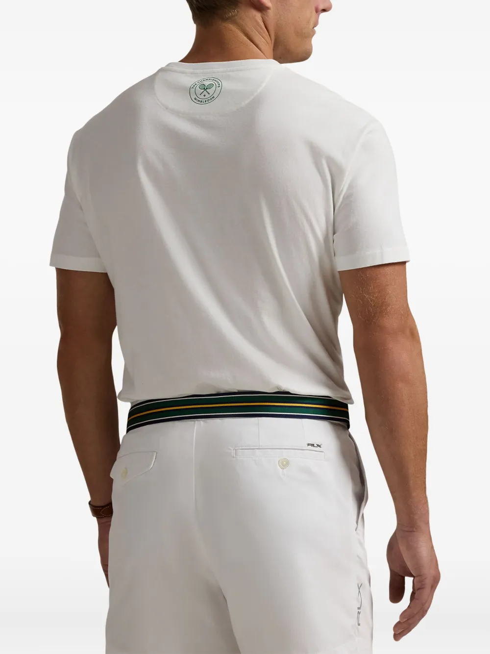 Polo Ralph Lauren x Wimbledon T-shirt met grafische prints Wit