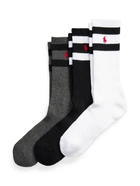 Polo Ralph Lauren Polo Pony-embroidered socks set
