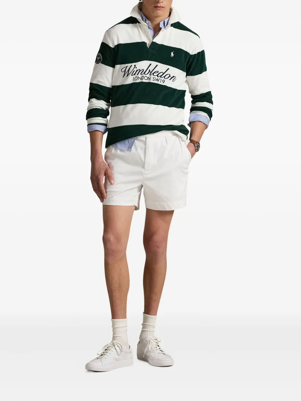 Polo Ralph Lauren playera tipo polo con rayas estampadas en colaboración con Wimbeldon | Playeras tipo polo | Image 2