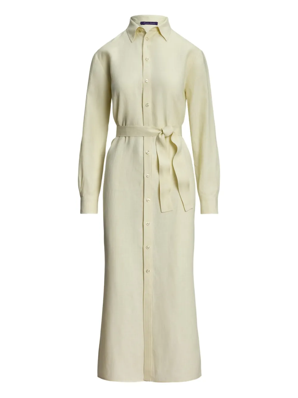Ralph Lauren Collection Blousejurk met ceintuur Beige