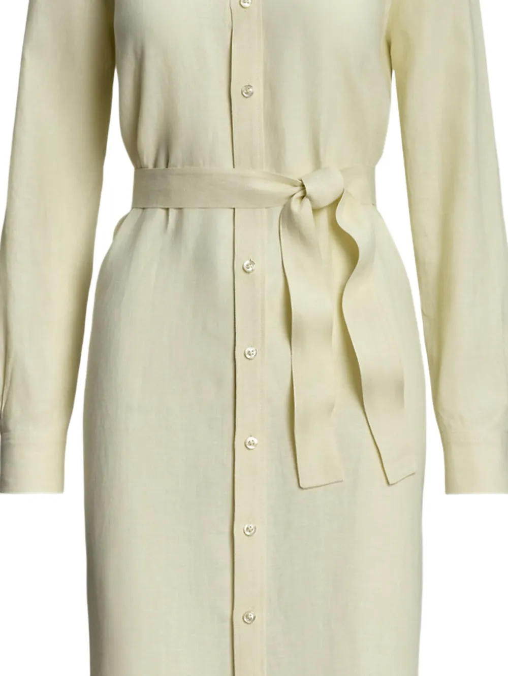 Ralph Lauren Collection Blousejurk met ceintuur - Beige