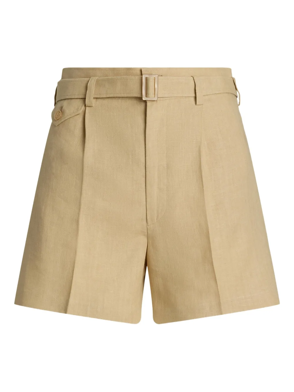 Ralph Lauren Collection Shorts met riem Bruin