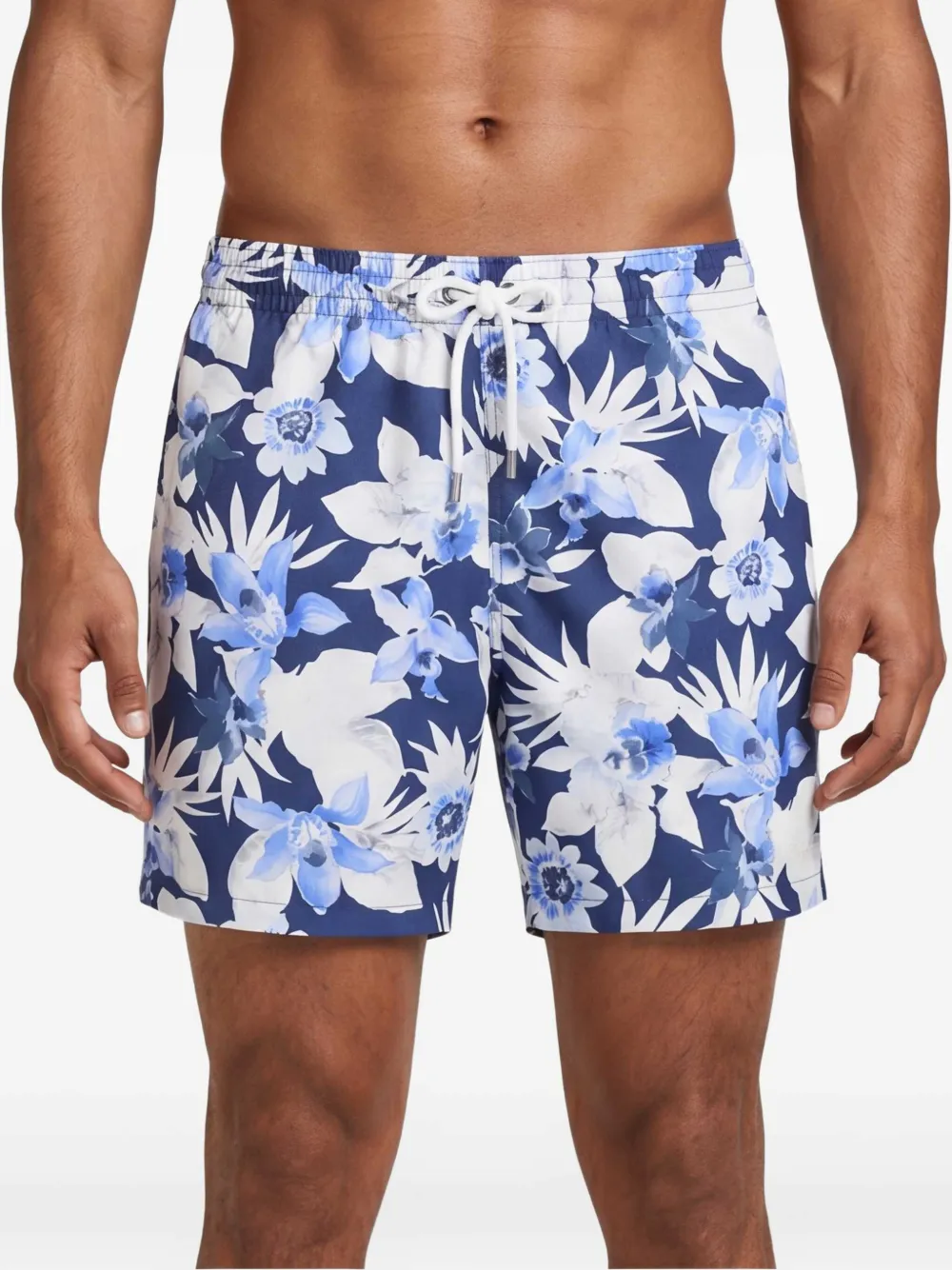 Ralph Lauren Purple Label Zwembroek met bloemenprint Blauw