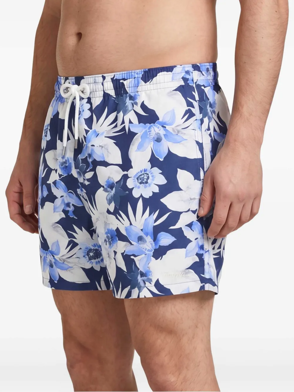 Ralph Lauren Purple Label Zwembroek met bloemenprint Blauw