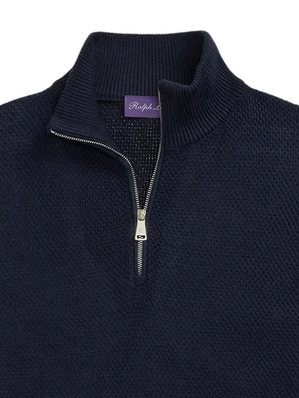 Ralph Lauren Purple Label ニット　Mサイズ Ralph Lauren Purple Label ニットセーター | ブルー | FARFETCH JP