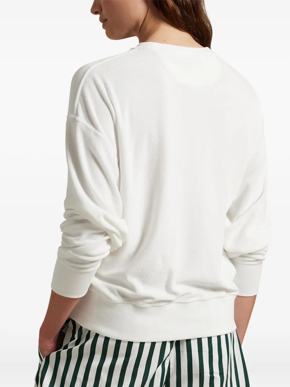 Polo Ralph Lauren Sweater met geborduurd logo Wit