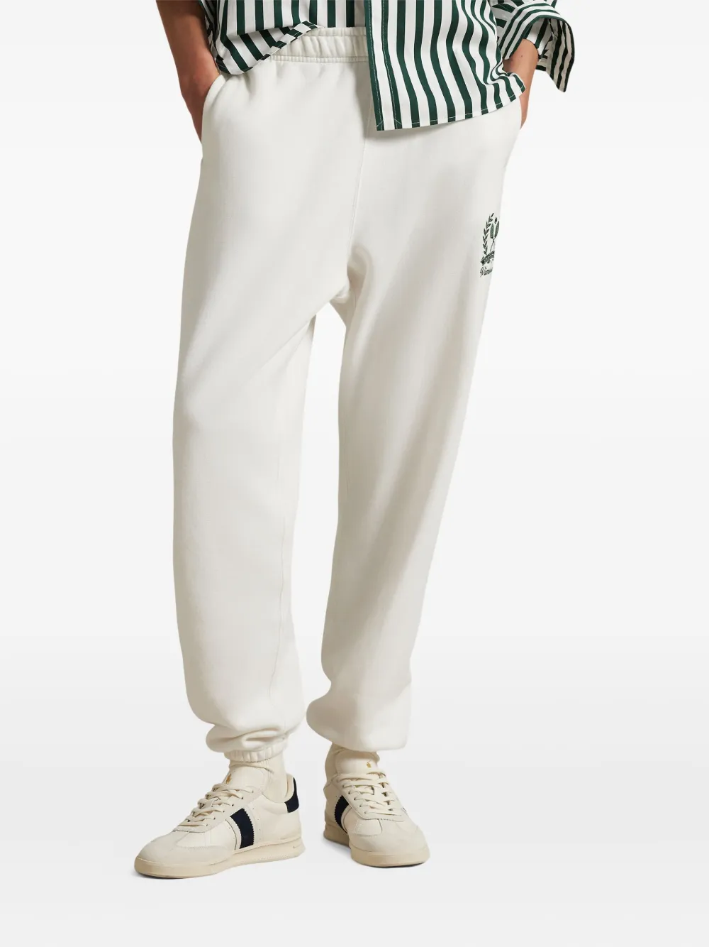 Polo Ralph Lauren Trainingsbroek met geborduurd logo Wit
