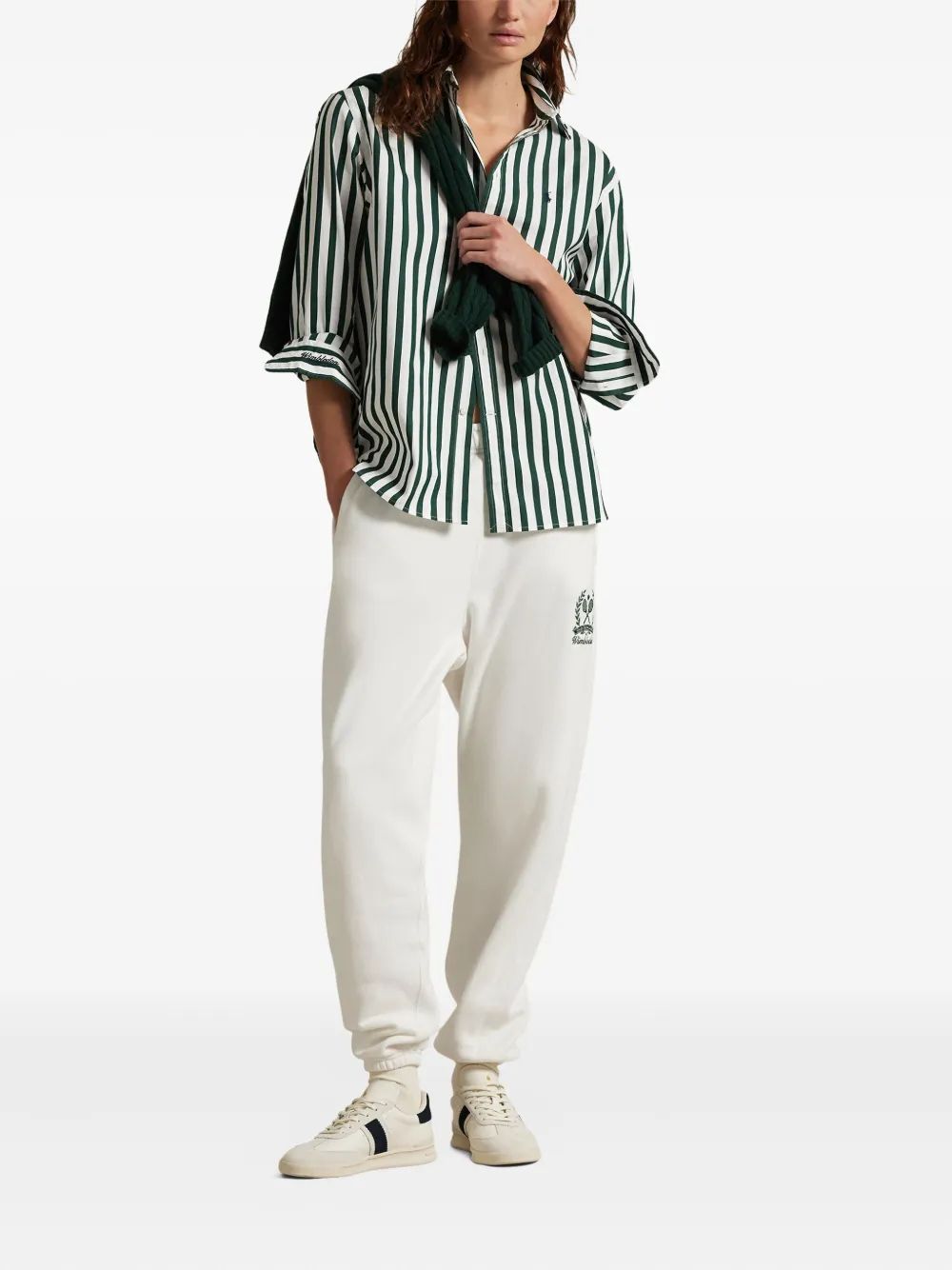 Polo Ralph Lauren Trainingsbroek met geborduurd logo Wit