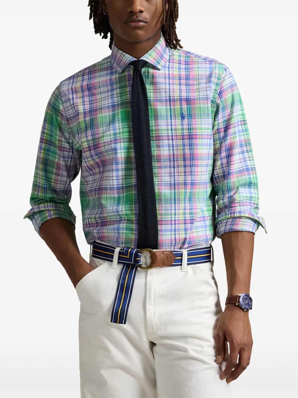 Polo Ralph Lauren Geruit overhemd Blauw