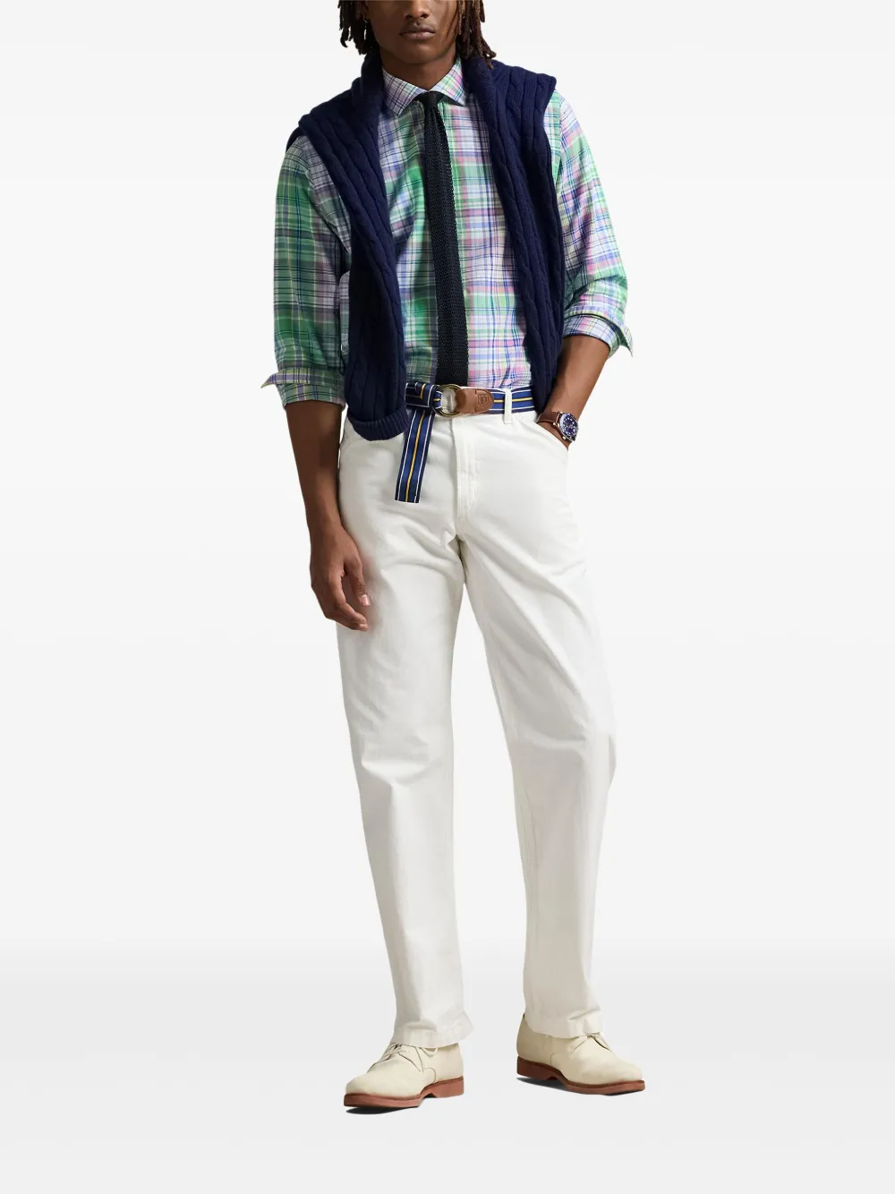 Polo Ralph Lauren Geruit overhemd Blauw