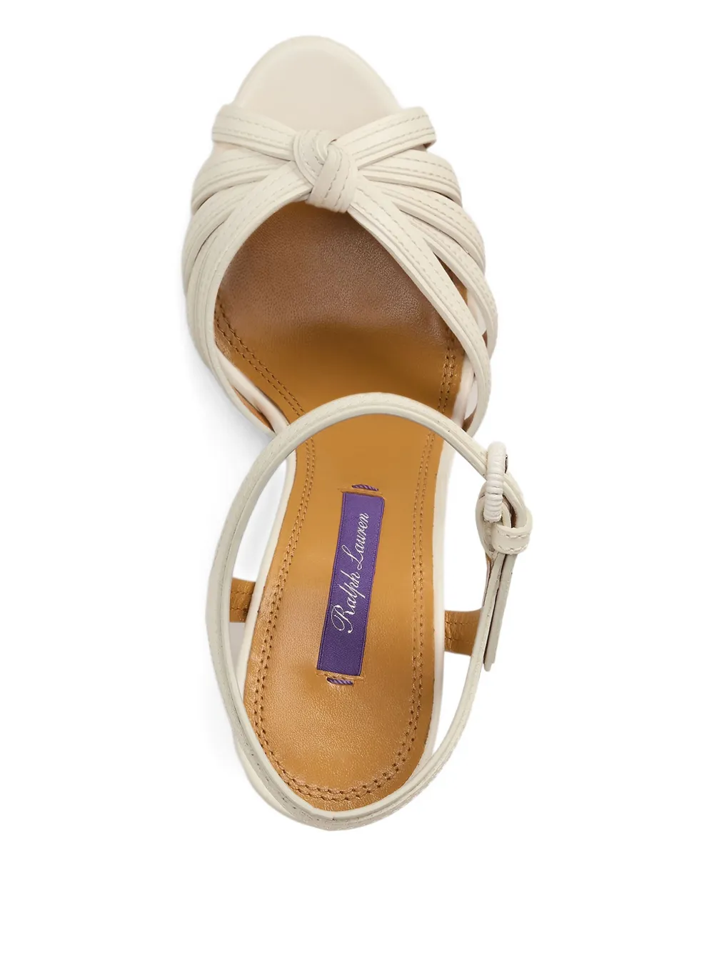 Ralph Lauren Collection 125mm Kieran heeled sandals Neutrals