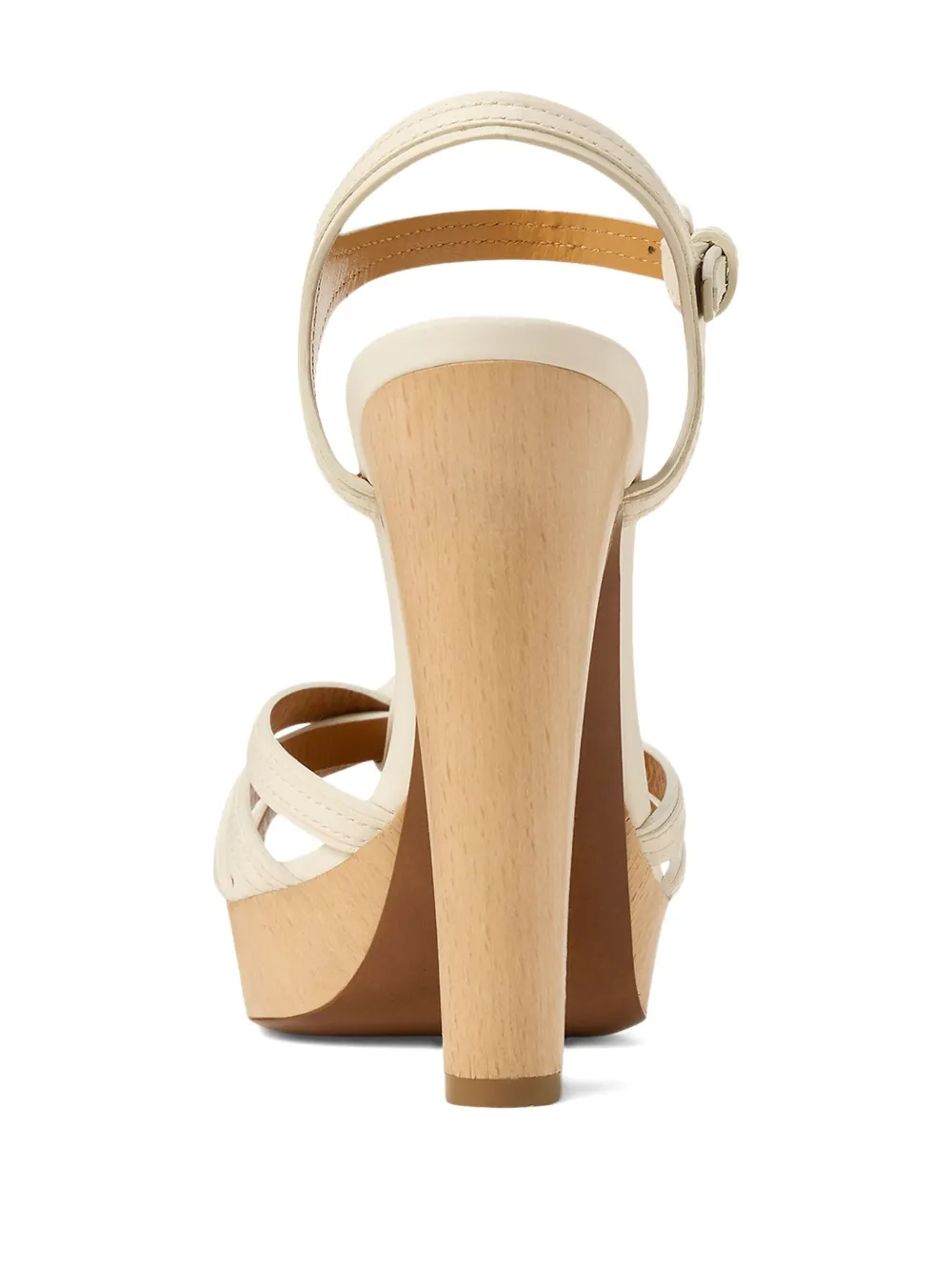 Ralph Lauren Collection 125mm Kieran heeled sandals Neutrals