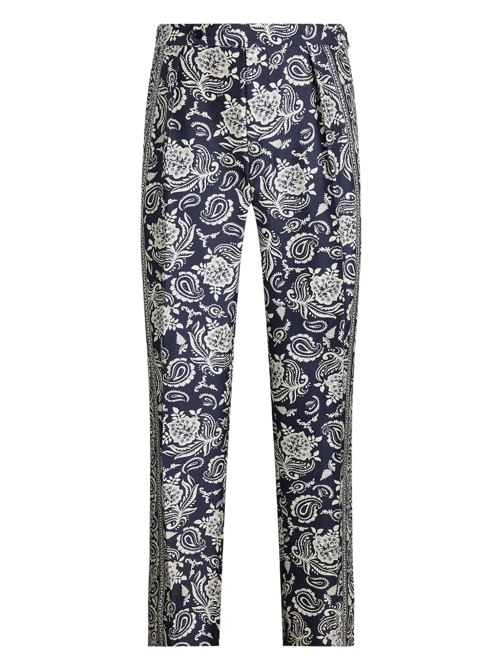 paisley-print trousers