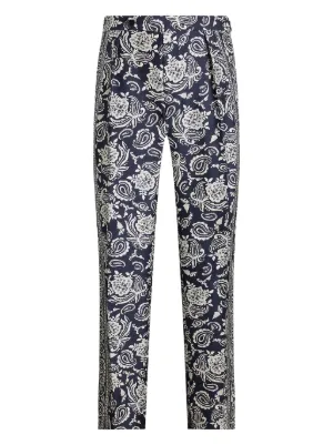 ETRO フラワー パジャマスタイル パンツ | ブラック | FARFETCH JP