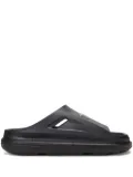 Polo Ralph Lauren logo-patch slides - Black