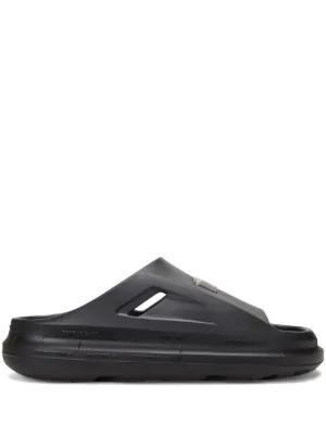 Neighborhood x Paes logo-print Slides | Black | FARFETCH RO