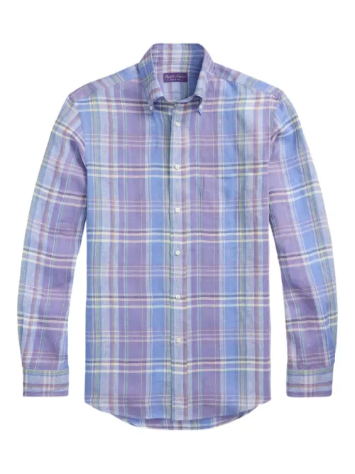 Chemise à carreaux - Ralph Lauren Purple Label - Modalova