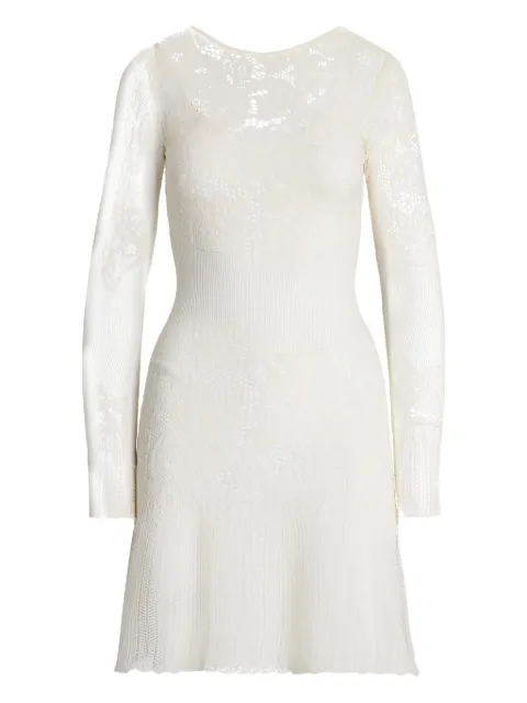 Ralph Lauren Collection lace-embroidered minidress