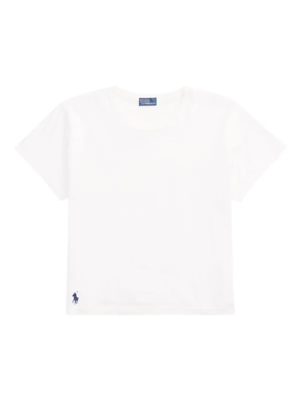 Polo Ralph Lauren クロップド Tシャツ | ホワイト | FARFETCH JP