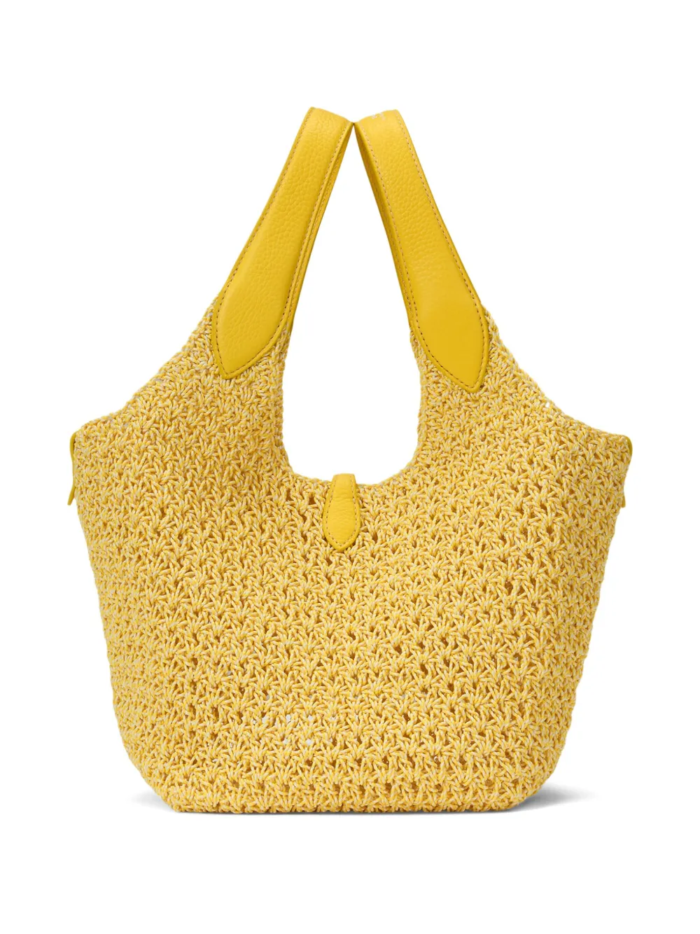 Polo Ralph Lauren Shopper met leren afwerking Geel