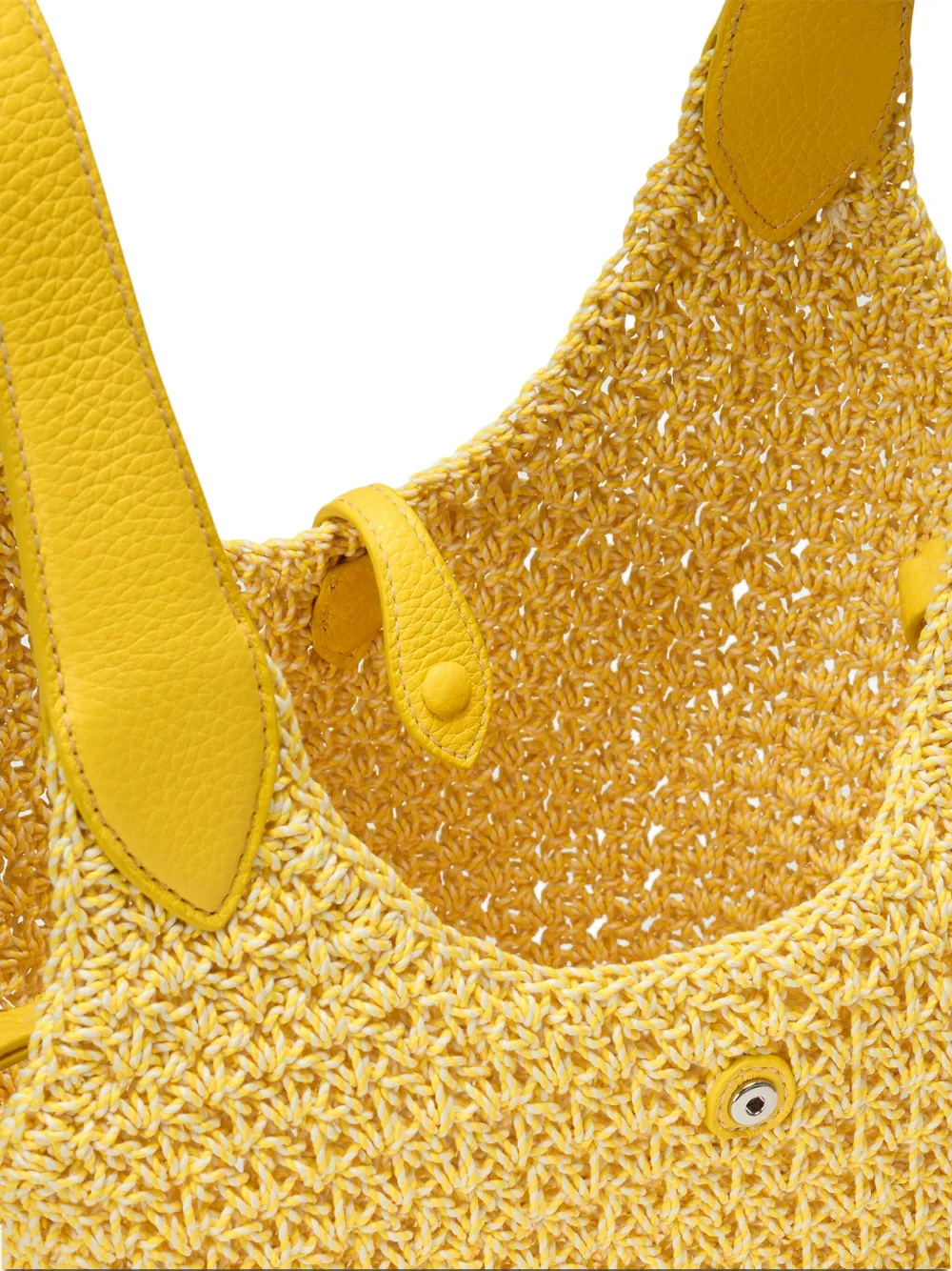 Polo Ralph Lauren Shopper met leren afwerking Geel