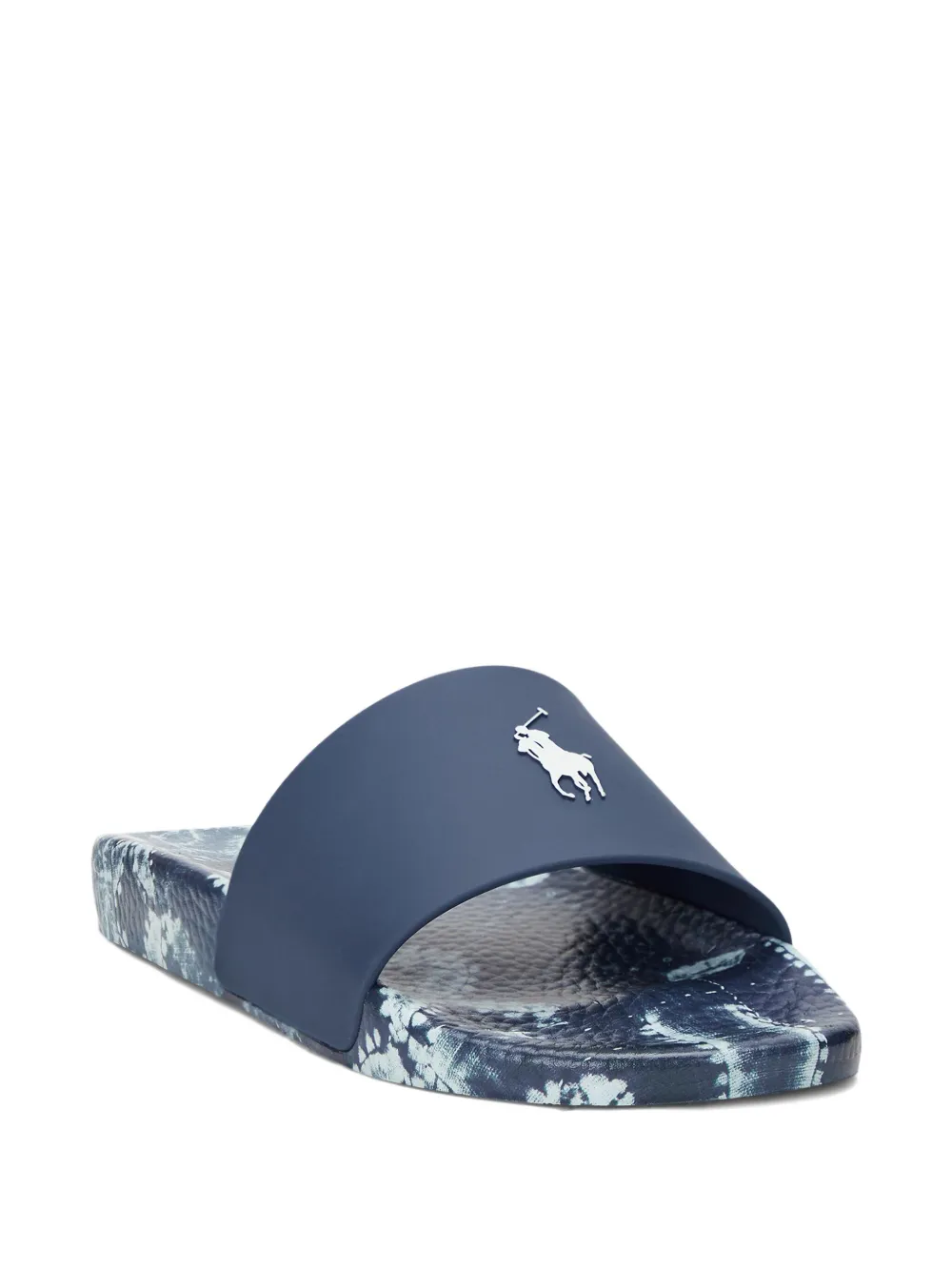 Polo Ralph Lauren Slippers met Polo Pony-reliëf Blauw