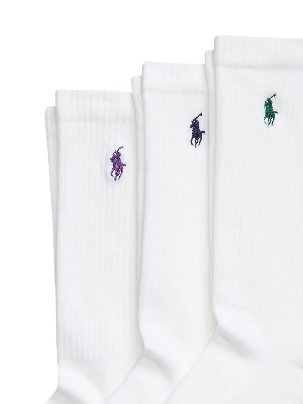 Polo Ralph Lauren logo-embroidered crew socks (pack of three) | Image 2