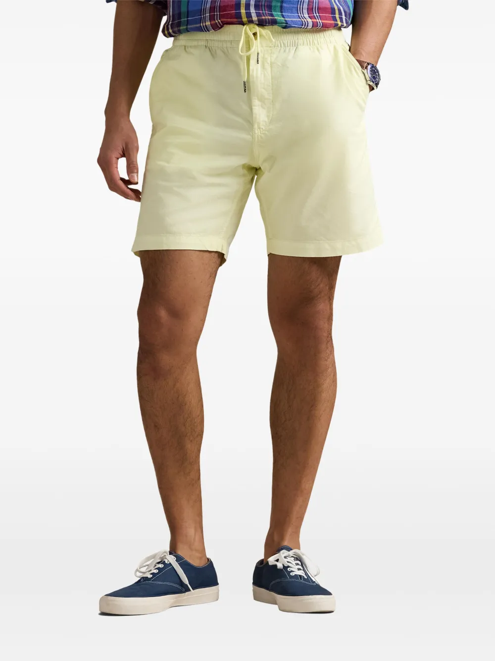 Polo Ralph Lauren Bermuda shorts met elastische taille Geel