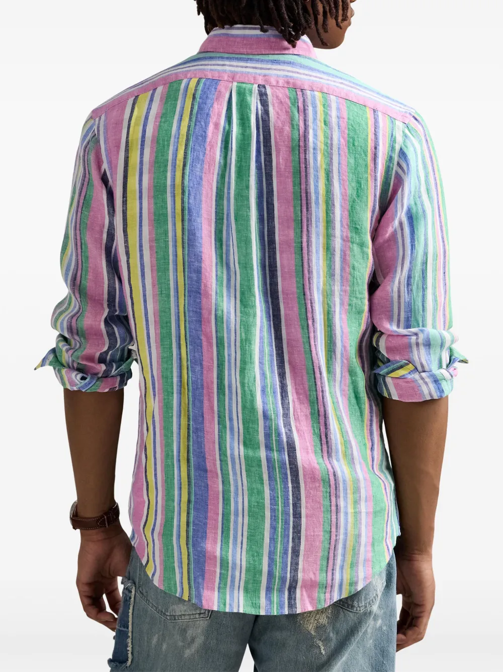 Polo Ralph Lauren Linnen overhemd Blauw